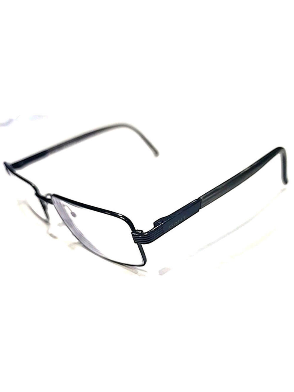 GANT Bert Black Metal Rectangle Eyeglasses Frame 55-17 140